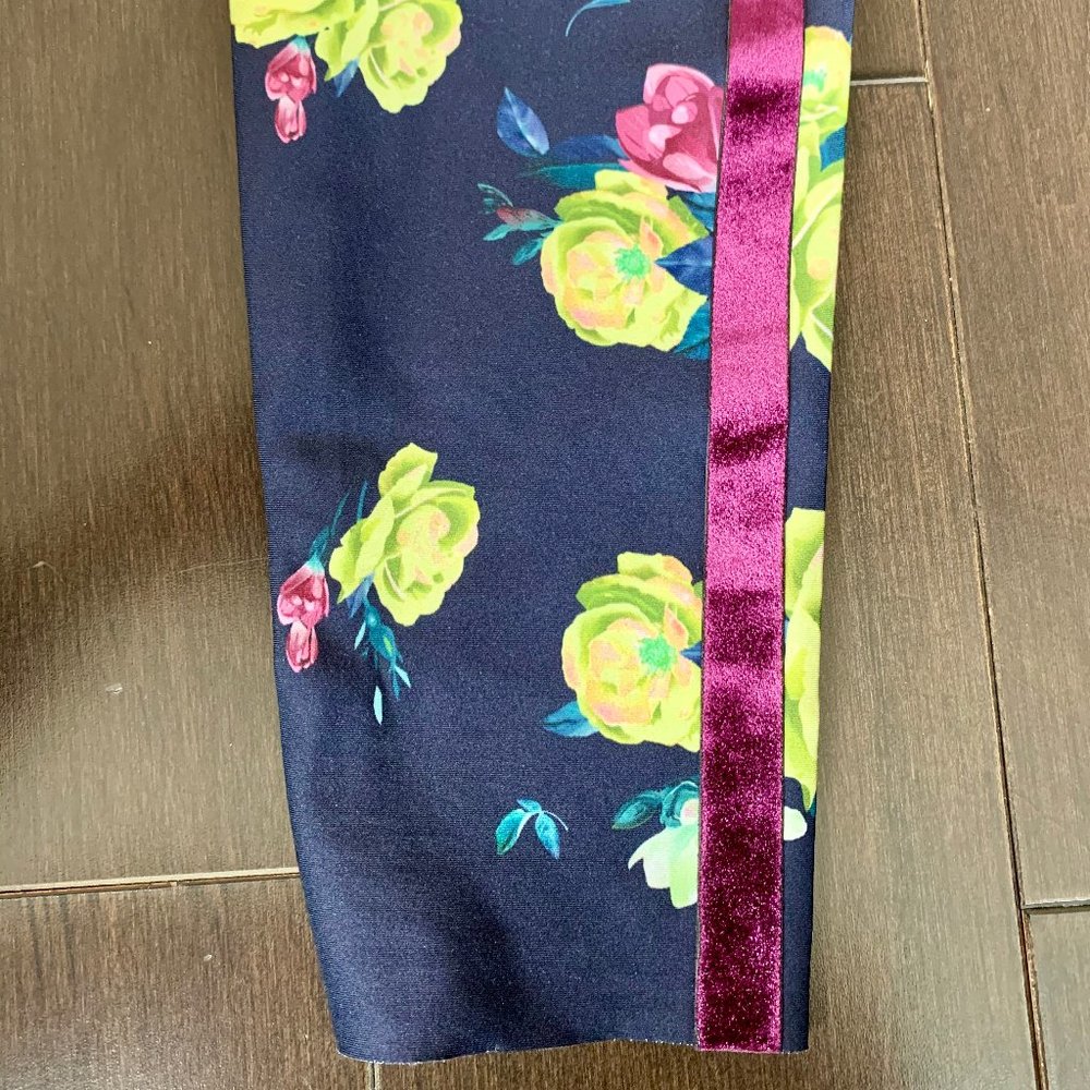 Navy Floral Legging by Ultracor x SoulCycle